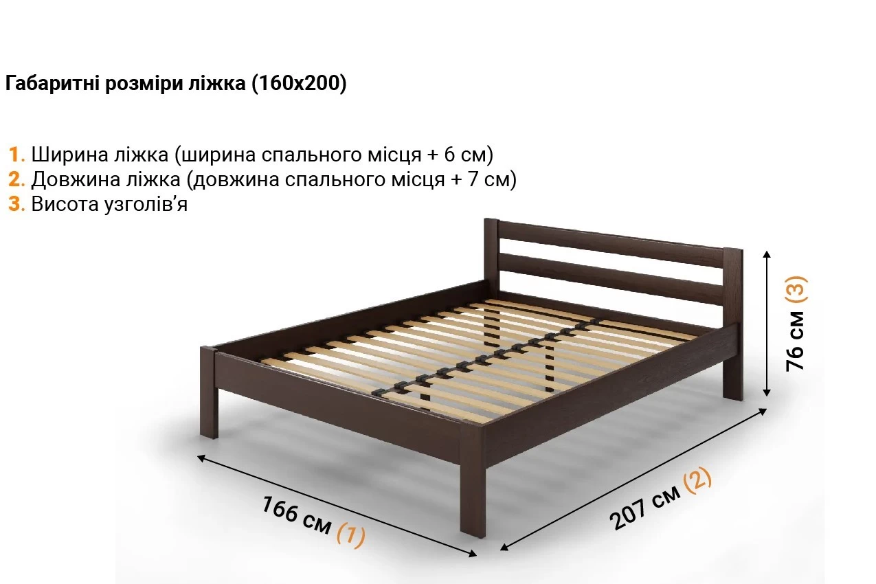 Деревянная кровать Альпина в інтернет-магазині