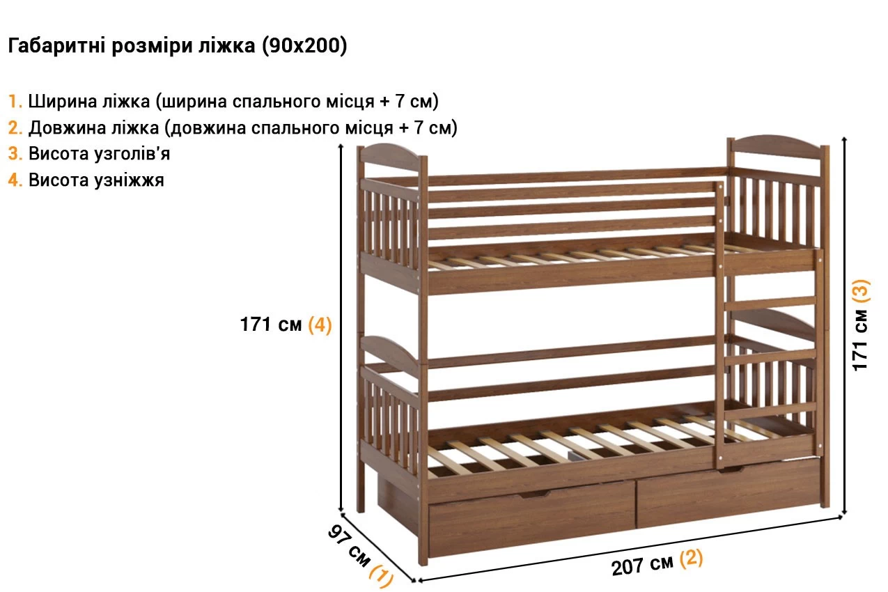 Ліжко-трансформер Алтея недорого