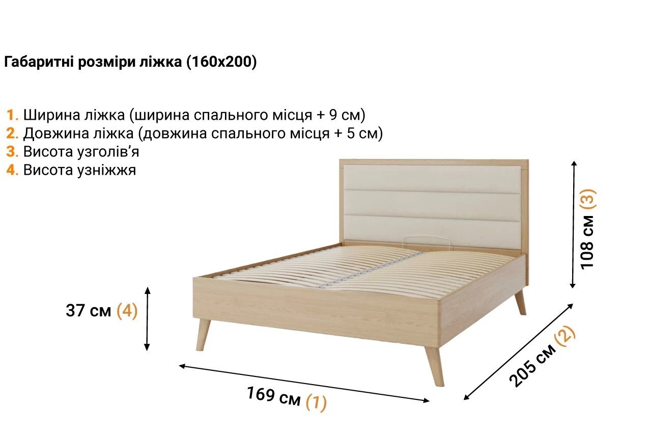 Деревянная кровать Моника Світ Матраців