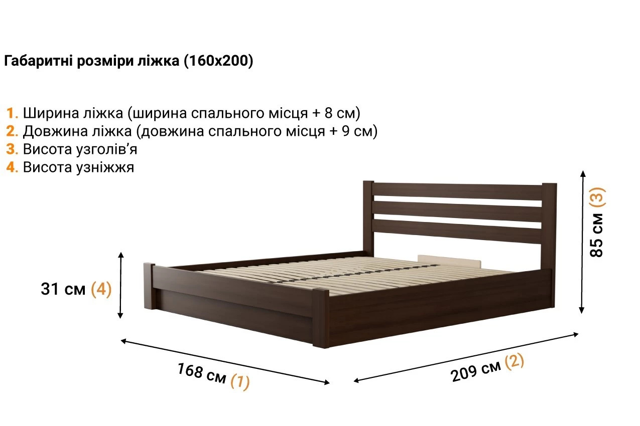 Деревянная кровать Джолента фото