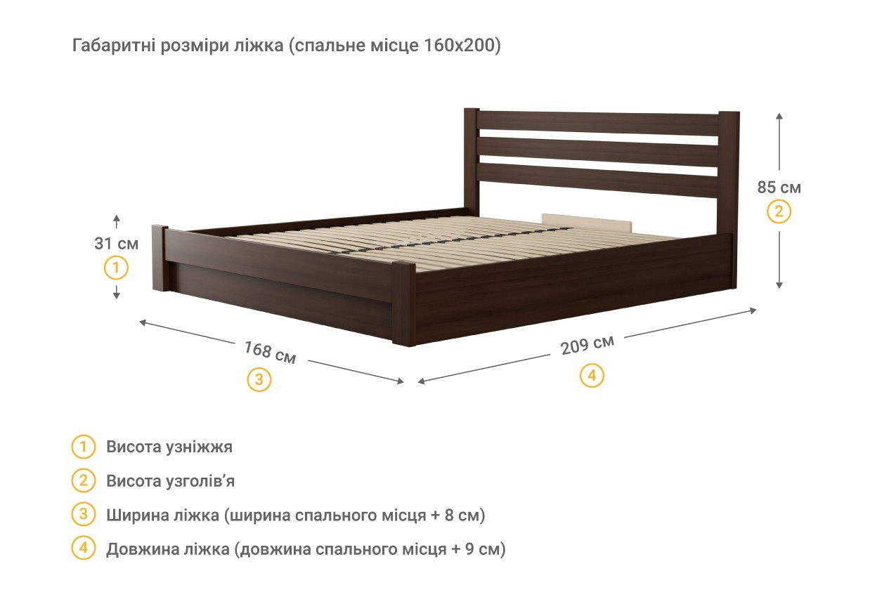 Деревянная кровать Джолента фото