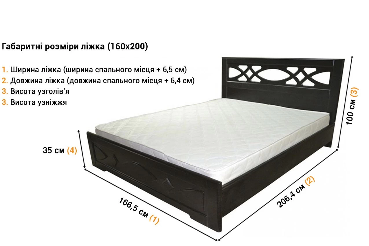 Кровать из МДФ Лиана недорого