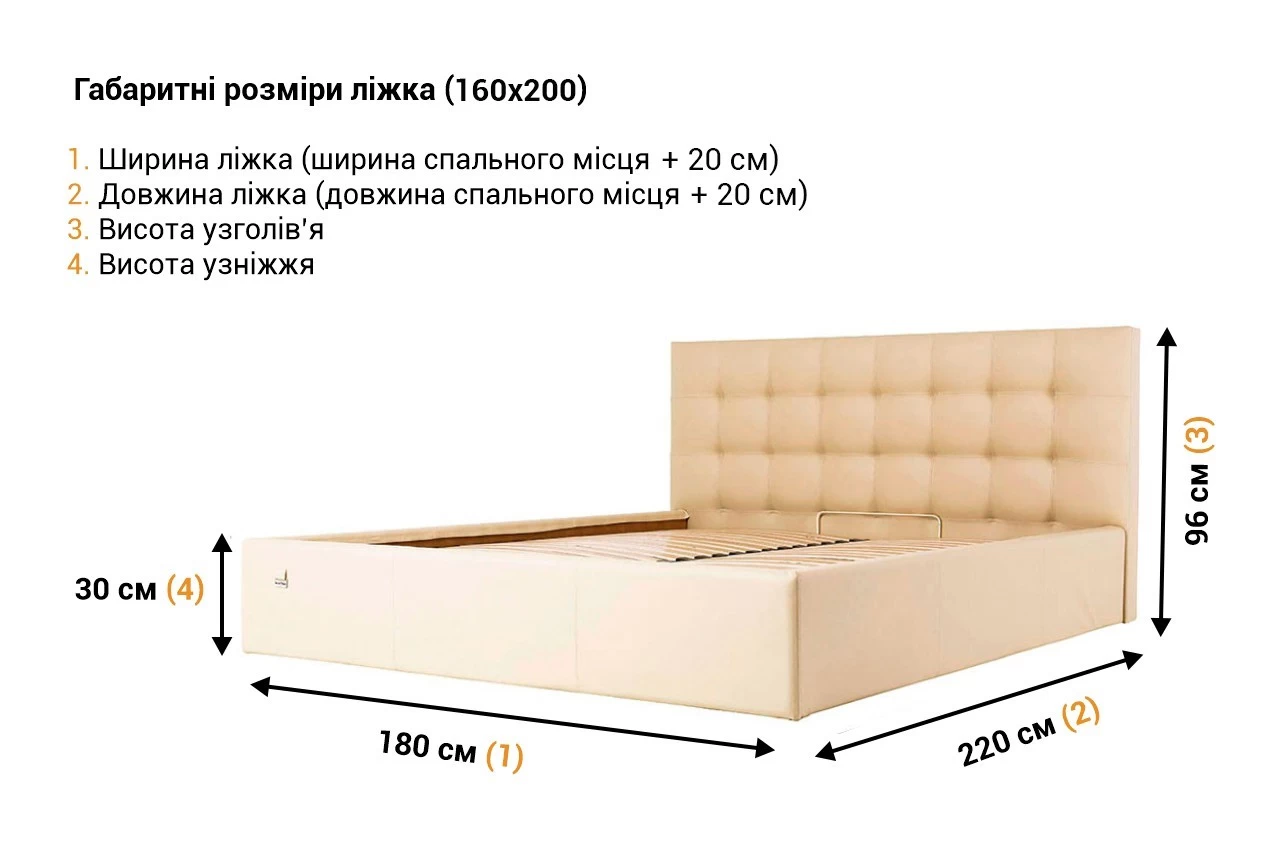 Мягкая кровать Честер недорого