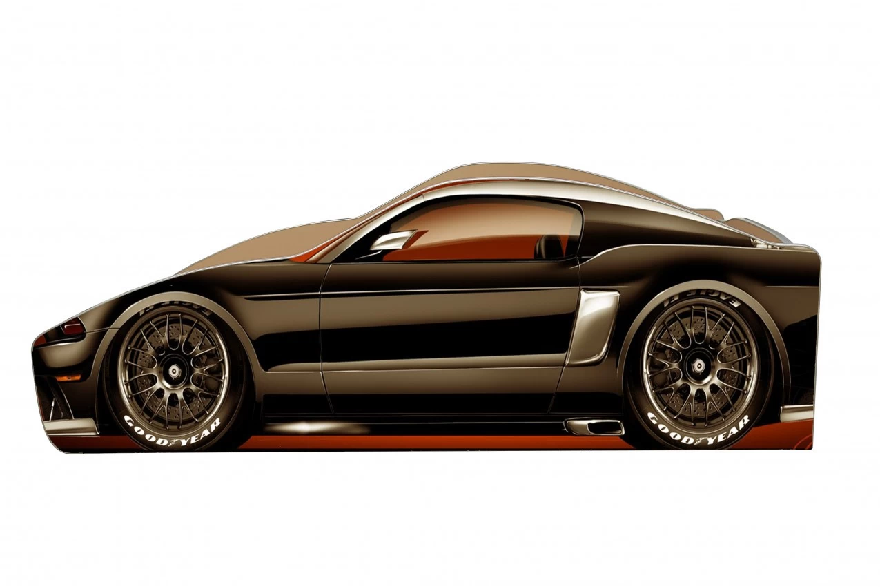 Кровать-машинка Ford Mustang (серия Бренд)