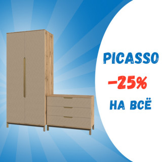 -25% на все товары от производителя Picasso